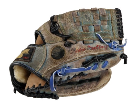Pedro Martinez Game Used Fielders Glove Circa 1991 Rookie Era (PSA/DNA)